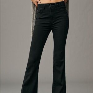 Pilcro Black Flare Jeans